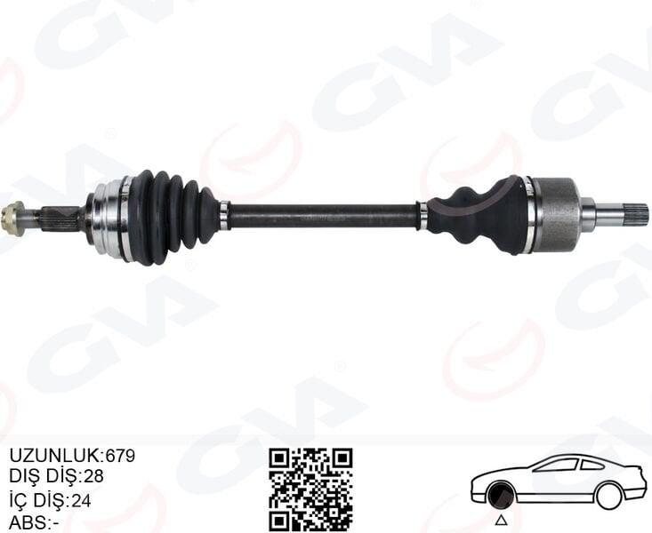 KOMPLE AKS SOL P308 14>21 1.2 VTI-1.6 BlueHDI RIFTER 1.5-1.6 HDI-BlueHDI ASTRA L 21>1.2 EB2 COMBO E 18> 1.2 EB2-1.5D PARTNER-BERLINGO 18> 1.5-1.6 BlueHDI MEKANİK VİTES 28x24x680