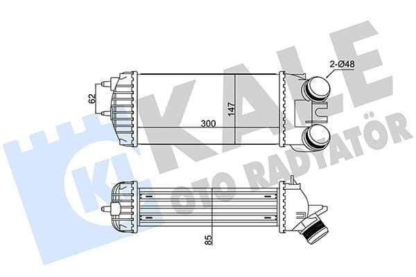 İNTERCOOLER BERLINGO-XSARA PICASSO-PEUGEOT PARTNER 1.6 HDI 02 >