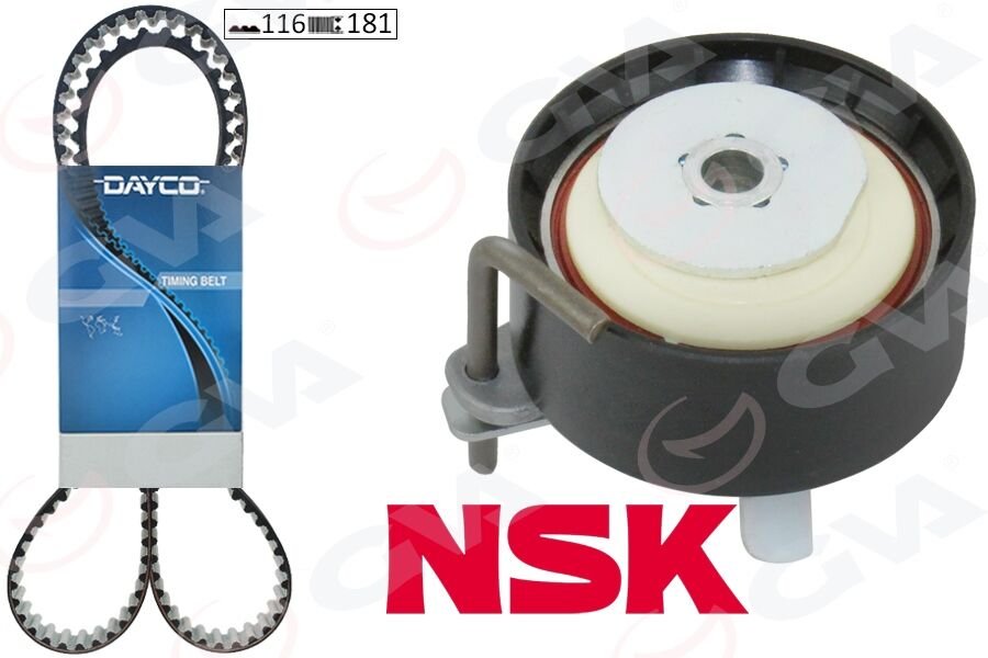 TRİGER SETİ FORD FİESTA-FOCUS-CMAX 12> 1.0 ECOBOOST DİŞ:116-GENİŞLİK:18 GENIS 18MM 46 DIS