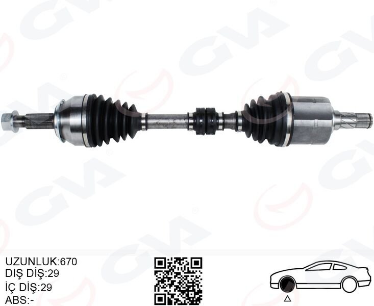KOMPLE AKS SOL NISSAN QASHQAI 1.6L Dci R9M dizel J11 13-> OTOMATİK VİTES