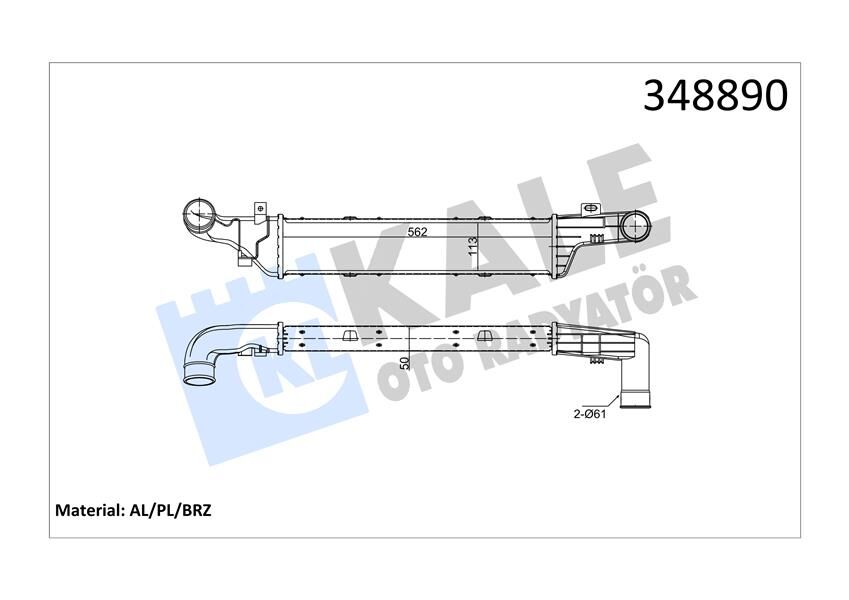 TURBOSARJ RADYATORU MERCEDES E-CLASS W210 S210