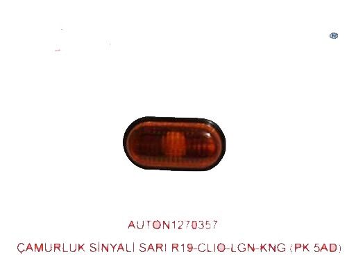 ÇAMURLUK SİNYALİ SARI RENAULT R19-CLIO-MEGANE-LAGUNA-R21 MASTER II
