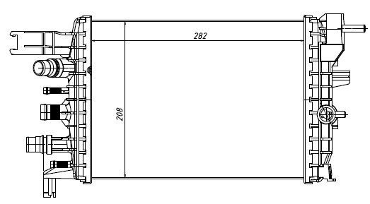 TURBO RADYATÖRÜ INTERCOOLER DACIA DUSTER II 1.5 DCİ 18 > K9K678