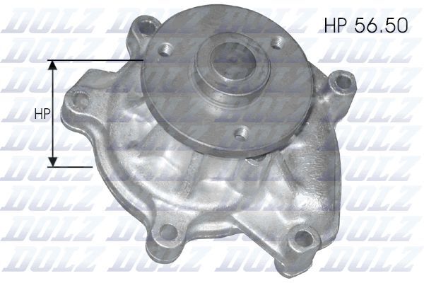 DEVİRDAİM SU POMPASI DAIHATSU COPEN 1.3L K3-VE L881 06-> / SIRION 1.0L 1.3L M300 M301 05-> / TERIOS 1.3L K3-VE J211 06-> / YRV 1.3L M200 01-07 / TOYOTA YARIS 1SZ-FE SCP10 99-05 3 delikli flanş