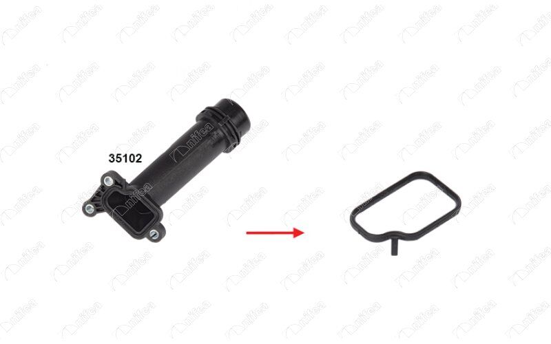 SOGUTMA SUYU FLANSI CONTASI BMW N47N F20 F21 F22 E90 E91 E92 E93 F30 F31 F34 F32 F33 F36 F07 F10 F11 F06 F12 F13 F01 F02 E84 F25 F26 E70 F15 E71 F16 10 Adet