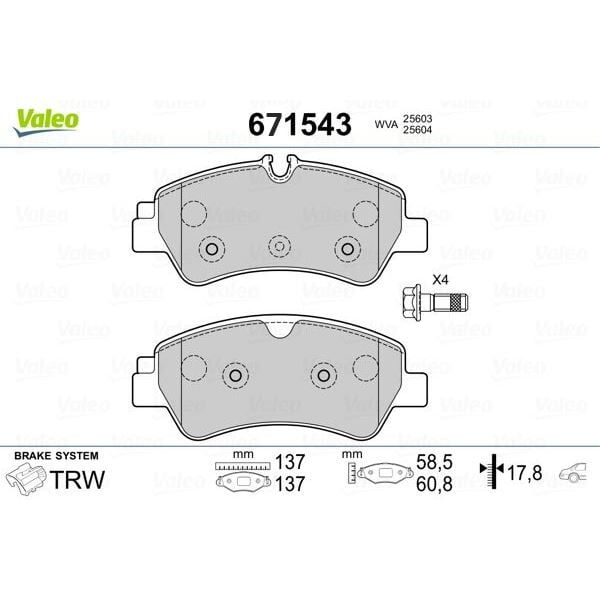 ARKA BALATA FORD TOURNEO CUSTOM-TRANSIT CUSTOM 2.2 TDCI 12 > KABLOSUZ
