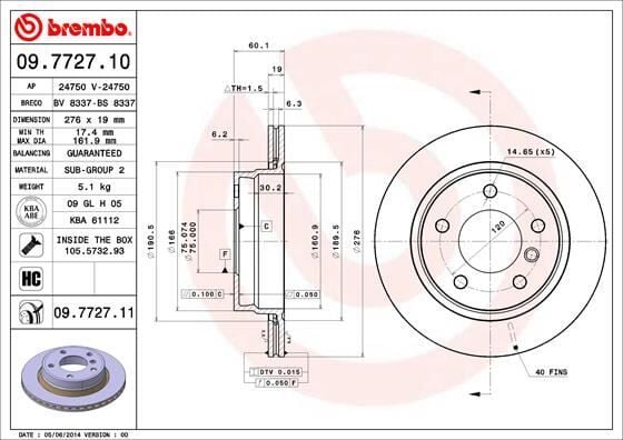 FREN DISKI ARKA HAVALI KAPLAMALI BMW E46 316/318/320/d-E36-3.23-3.28 2 Adet