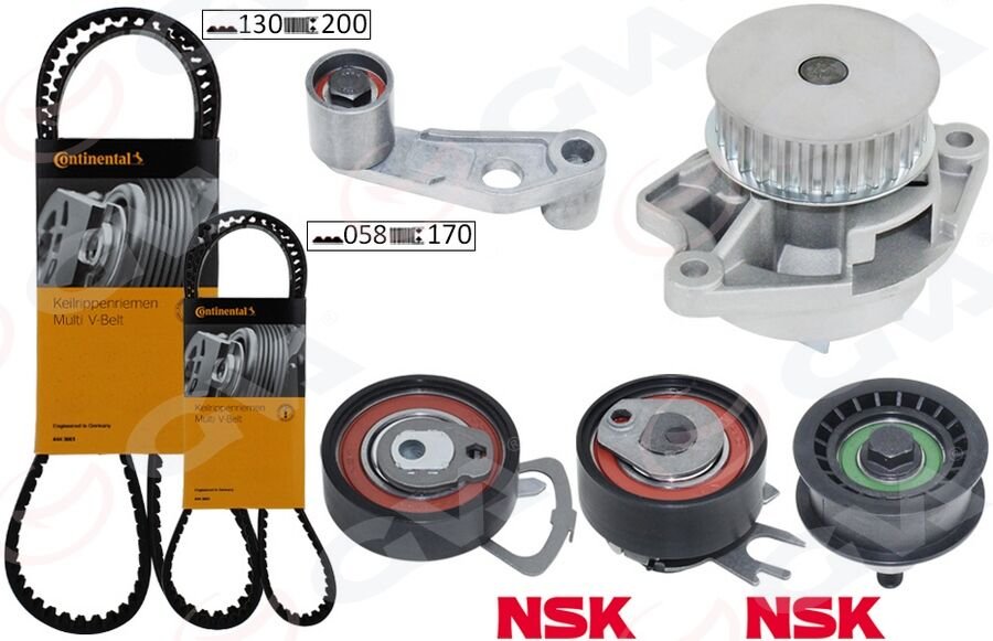 DEVİRDAİMLİ TRİGER SETİ 130x20 POLO-CORDOBA-FABIA 1.4 16V BBY-BUD-BBZ-BKY-AHW-AJV-CGGB