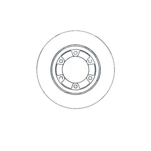 ÖN FREN AYNASI MAZDA PICK-UP B 2500 87-93 -PICK-UP E 2600 87> 272x22x6DLxHAVALI