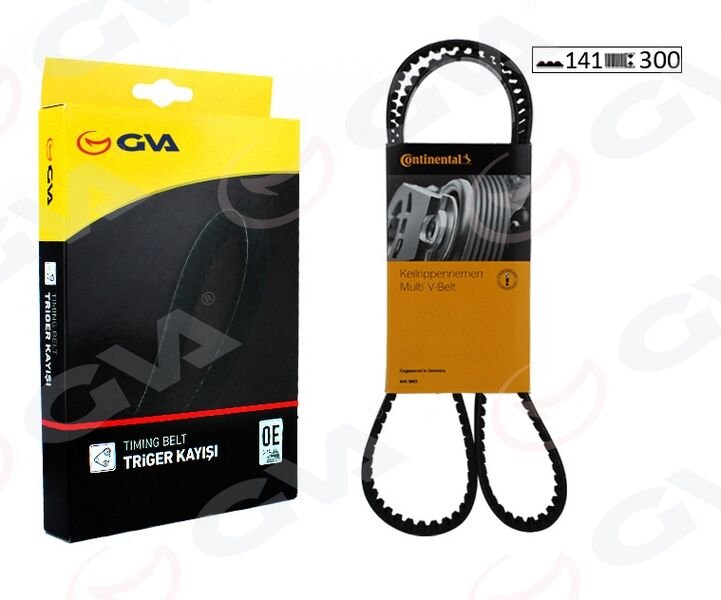 TRİGER KAYIŞI 141x300 VW GOLFV 2.0TDI AZV/BKD 03 >PASSAT 05 AUDI A3 A4 A6 JEEP