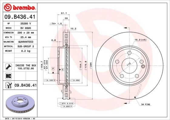 FREN DISKI ON MERCEDES W176 W246 C117 X117 X156 2 Adet