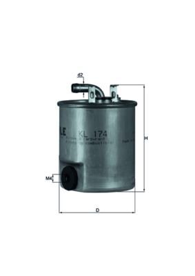 YAKIT FILTRESI MERCEDES OM611 OM668 W168 W414 W638 B901>B904