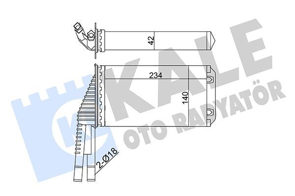 KALORİFER MEKANİK CITROEN C1-C1 II-PEUGEOT 107-TOYOTA AYGO KALORİFER