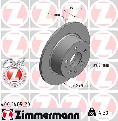 FREN DISKI ARKA MERCEDES W115 C123 S123 W116 W126 W123 2 Adet