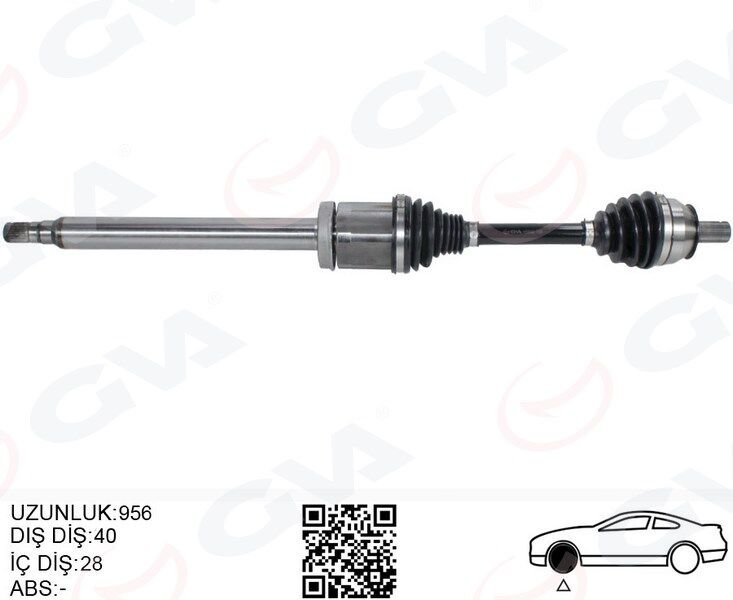 ÖN AKS KOMPLE SAĞ VOLVO S60 II 15> 2.0 D-T6-T5 S80 II D4-T6 15> V60 I 13>V70 III 13> OTOM.SANZIMAN